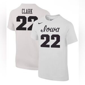 Nike Youth Iowa Hawkeyes Caitlin Clark #22 T-shirt
